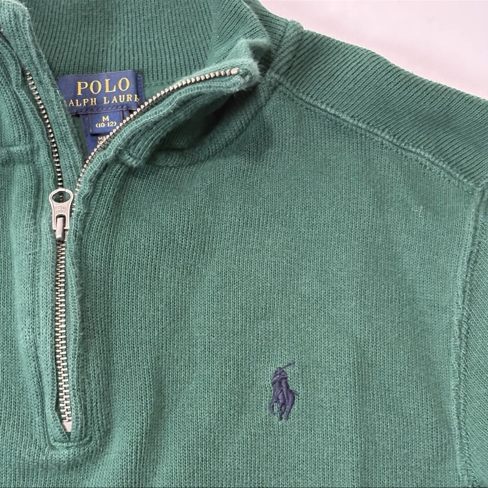 Polo by Ralph Lauren Teal Zip-Up Sweater
